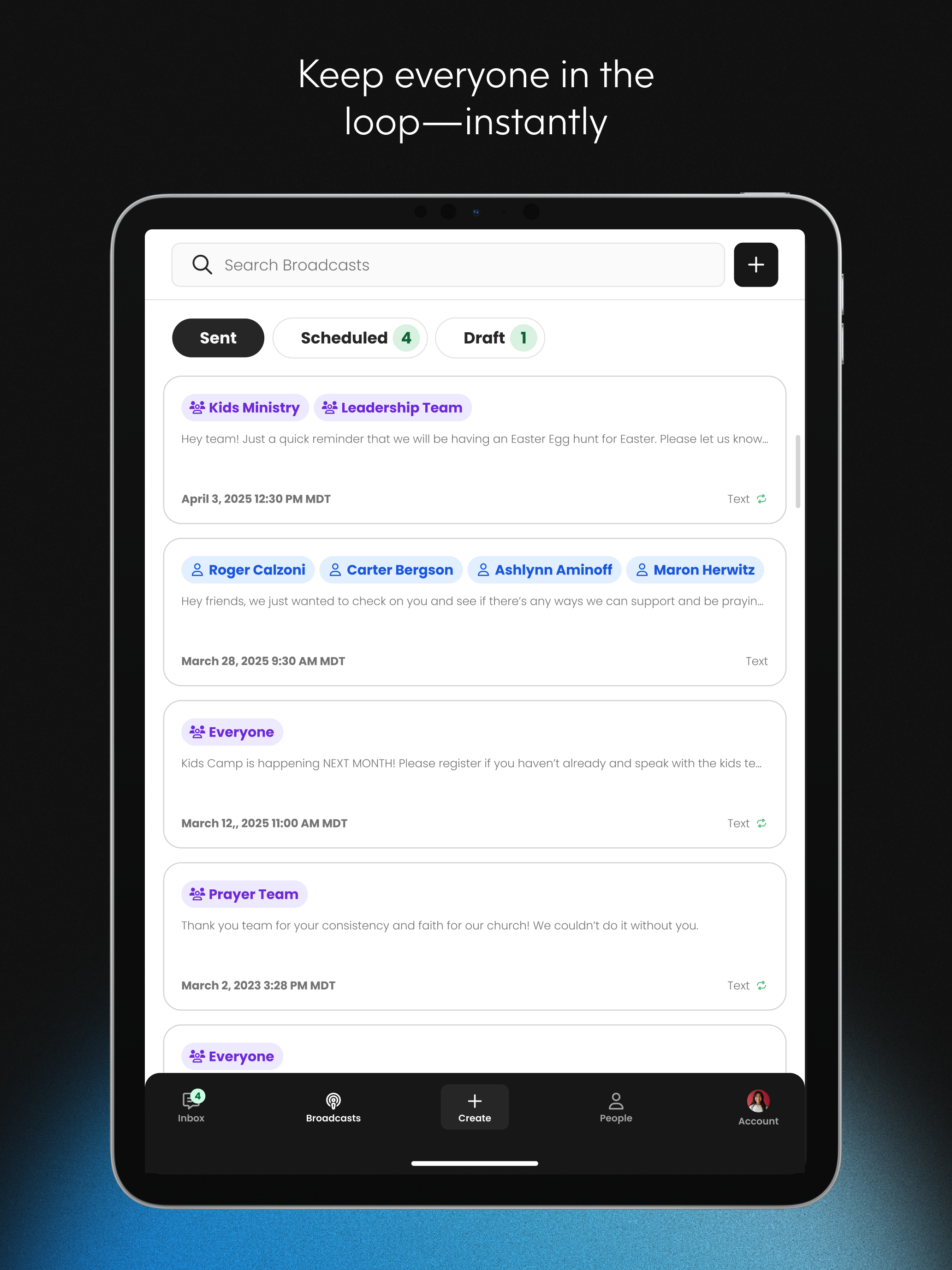 Gloo Messaging