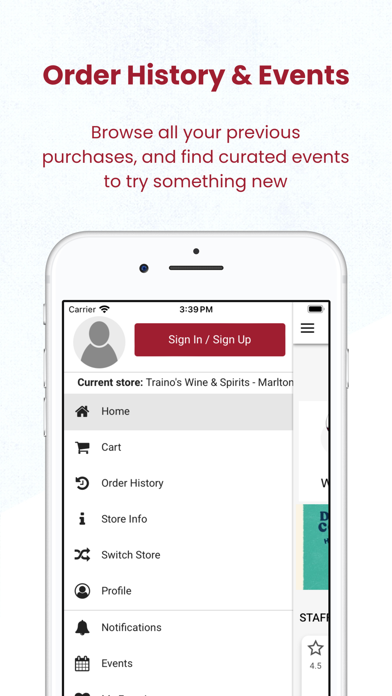 Screenshot #2 pour Traino's Wine & Spirits