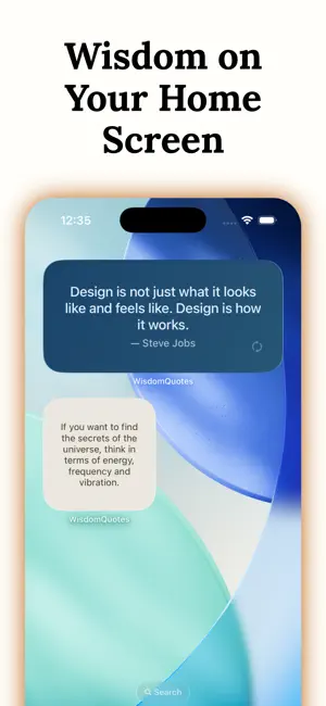 Quotes Widget - Daily Wisdom screenshot 1