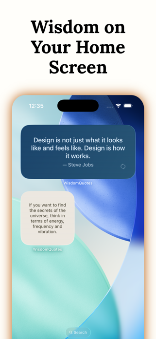 Quotes Widget - Daily Wisdom Screenshot 1 of 4