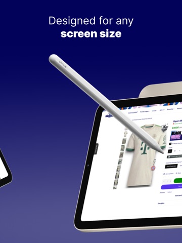 Footjersey Store iPad screenshot