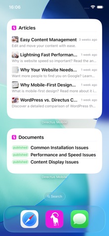 Directus Mobile screenshot