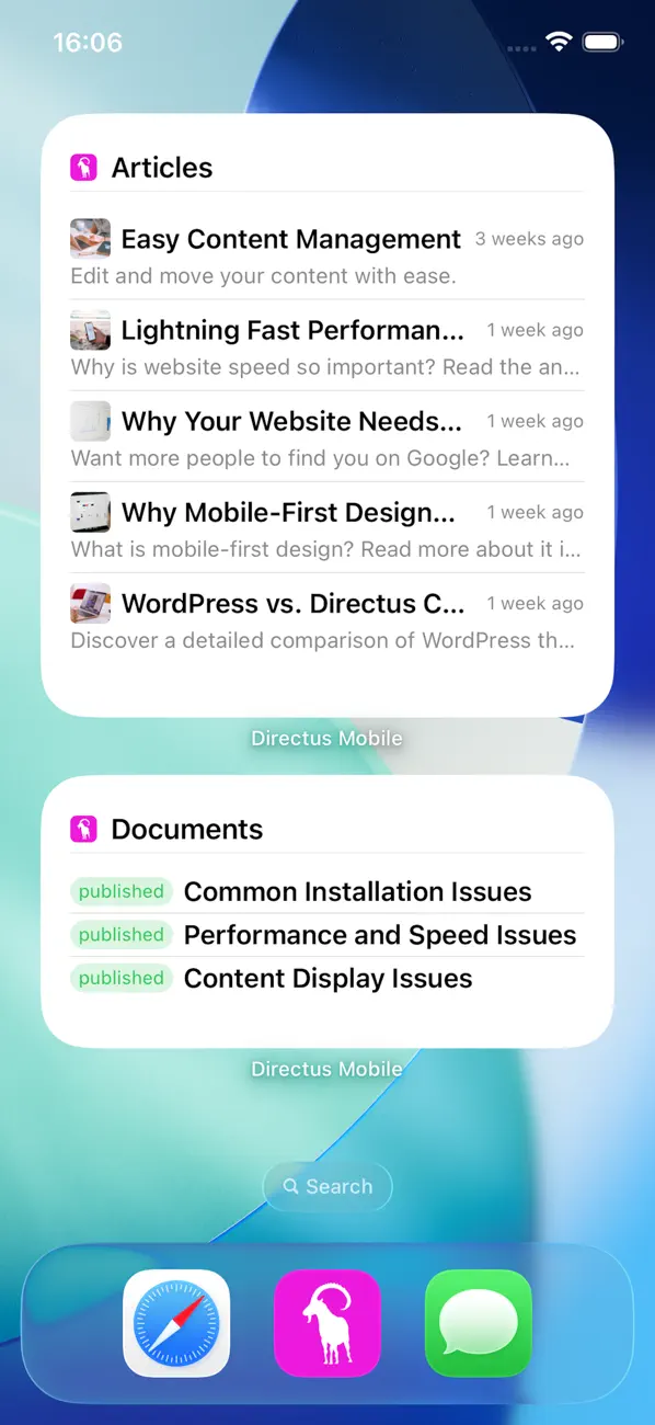 Screenshot #2 pour Directus Mobile