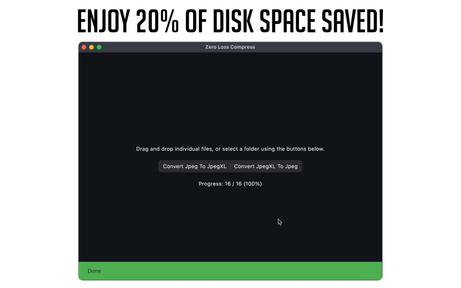 #4. Zero Loss Compress (macOS) 由: EditingTools.io