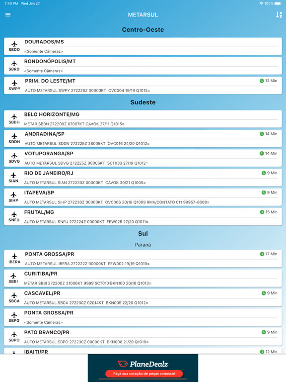 Screenshot #4 pour Metarsul Meteorologia