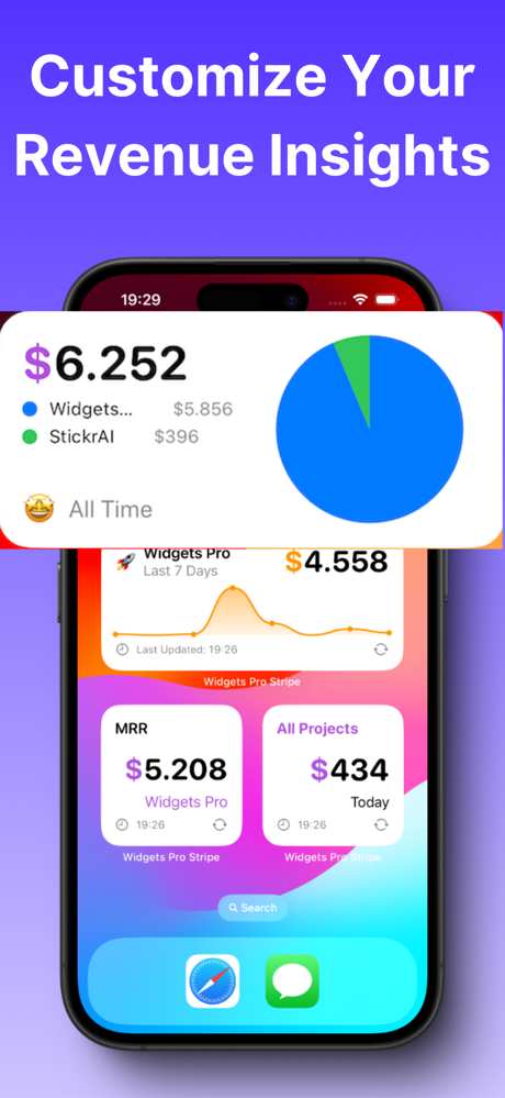 Widgets Pro Stripe Revenue MRR screenshot 2