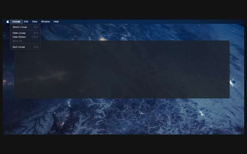 Livcap screenshot