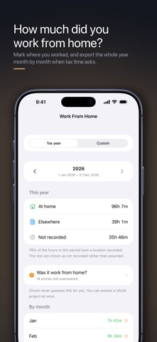 Chroni: Track & Bill Hours screenshot