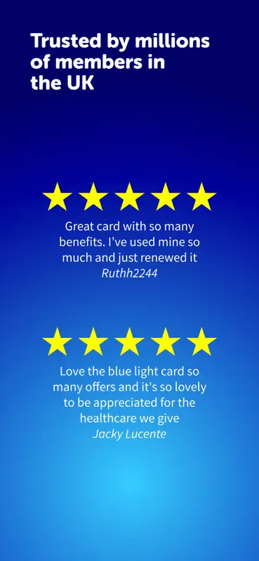 Blue Light Card screenshot 6 of 6