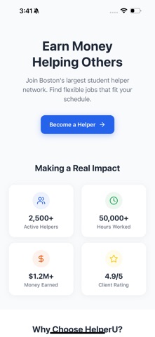 HelperU for Students screenshot