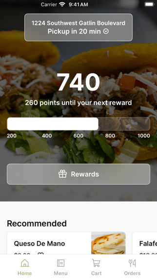 Dale Arepa Bar & Healthy iPhone screenshot 1 - Food & Drink app