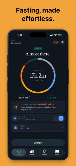 EasyFasting: Fasting Tracker screenshot 1