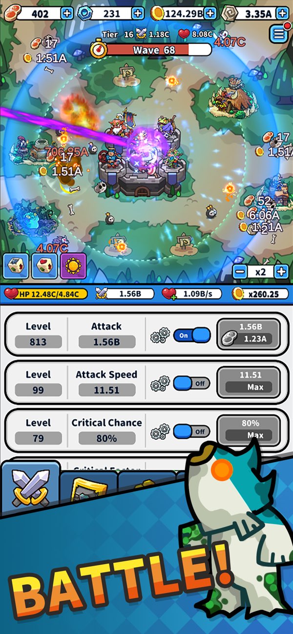 Rush Defense2 Hack screenshot 2 - game app interface