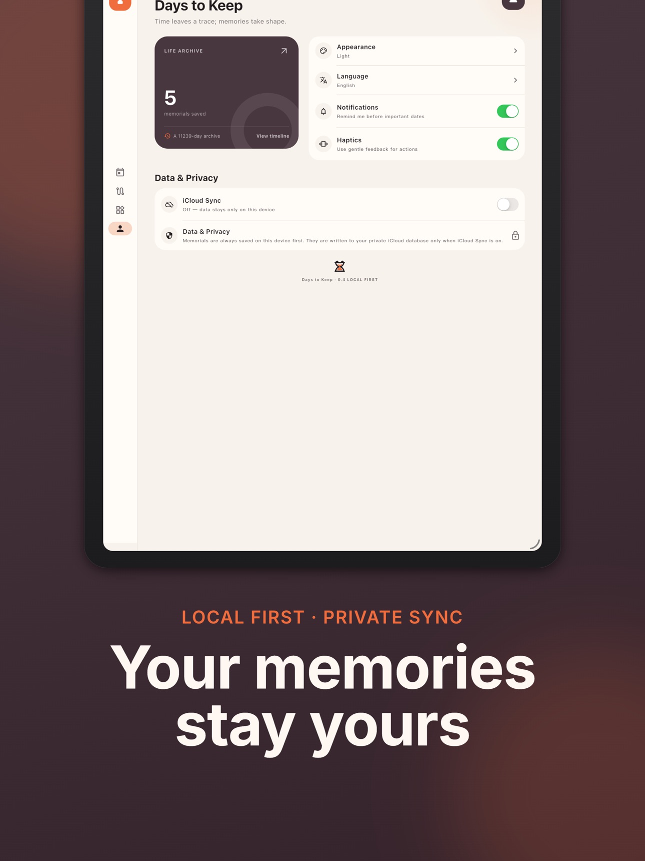 Screenshot 9 of Days to Keep