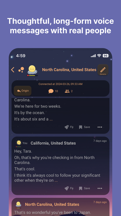 Bubblic: Connect to humans. Screenshot