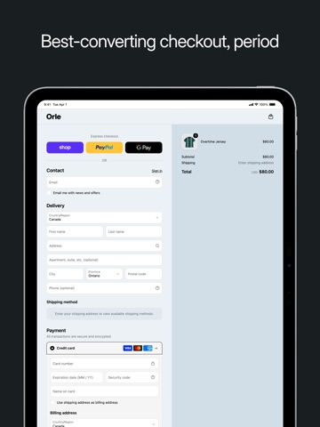 Shopify: Sell. Run a business. iPad screenshot 3