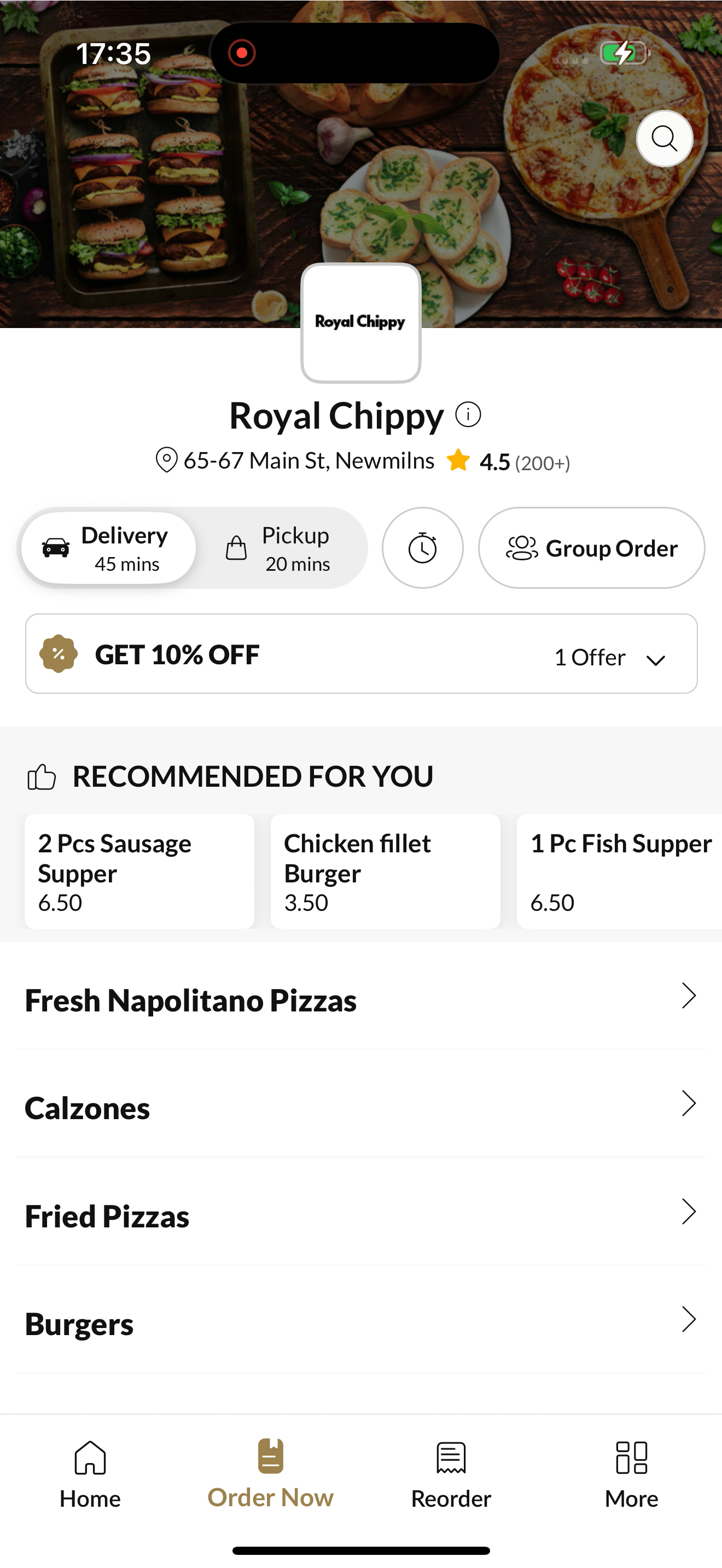 Royal Chippy Newmilns screenshot 2