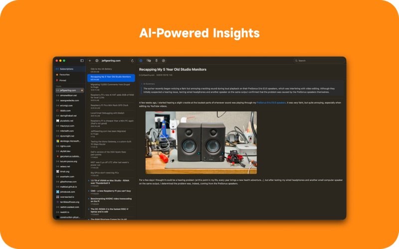 MyFeed AI screenshot