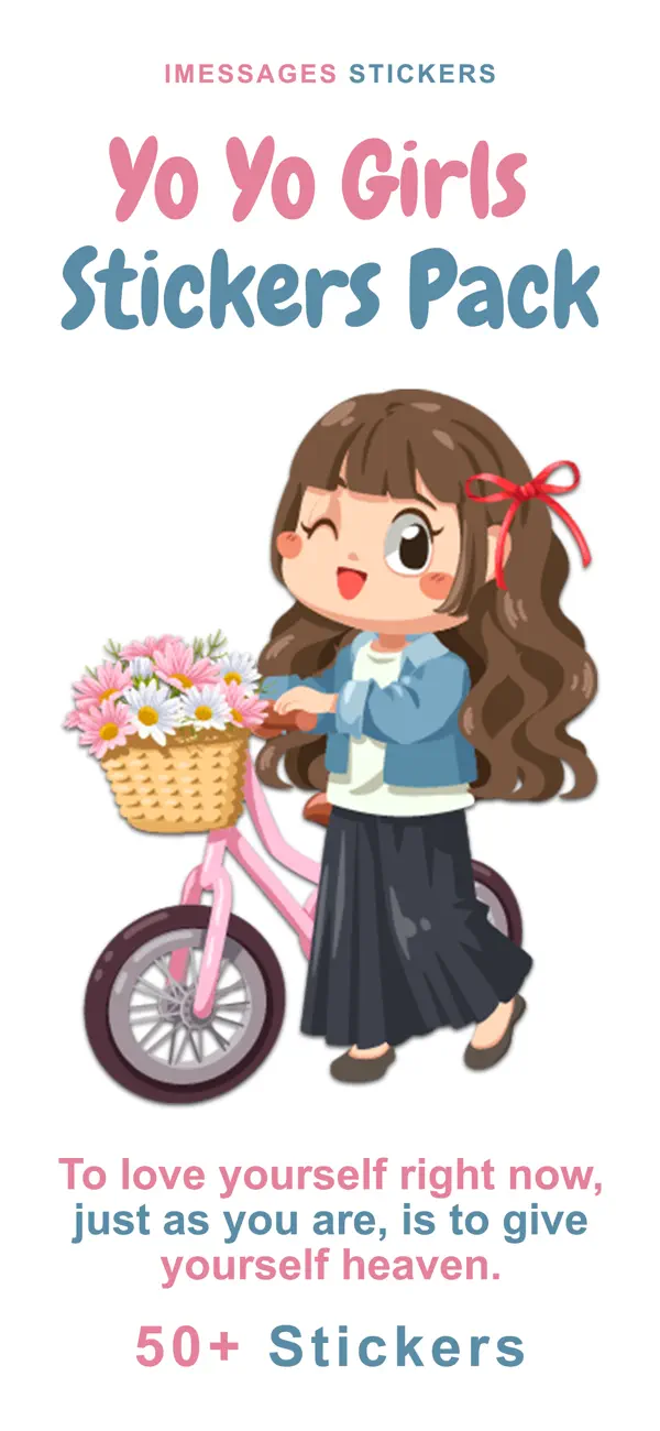 Screenshot #1 pour Yo Yo Girls - Sticker Pack