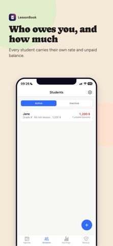 LessonBook: Tutor Planner Screenshot 4 of 6