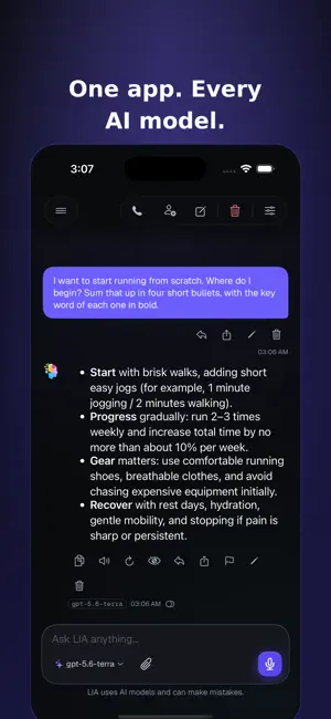 LIA: AI Assistant & Chat screenshot 1