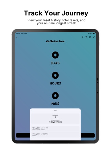 Count It: Countdown & Countup iPad screenshot