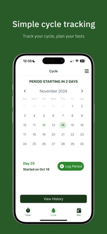 Fasting App for Women iPhone screenshot