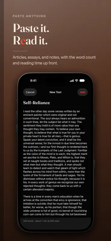 Strobe: Speed Reading screenshot 9 of 9