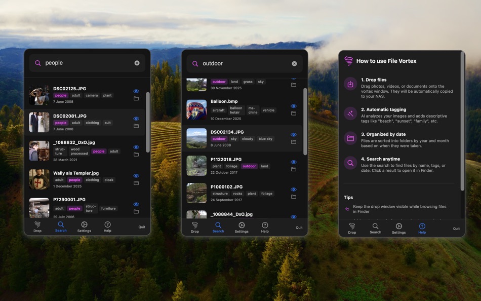 #2. File Vortex (macOS) 来自: Walter Tengler