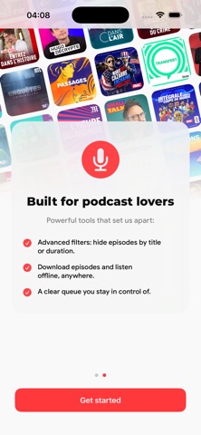 TuBee: Podcast iPhone screenshot 2