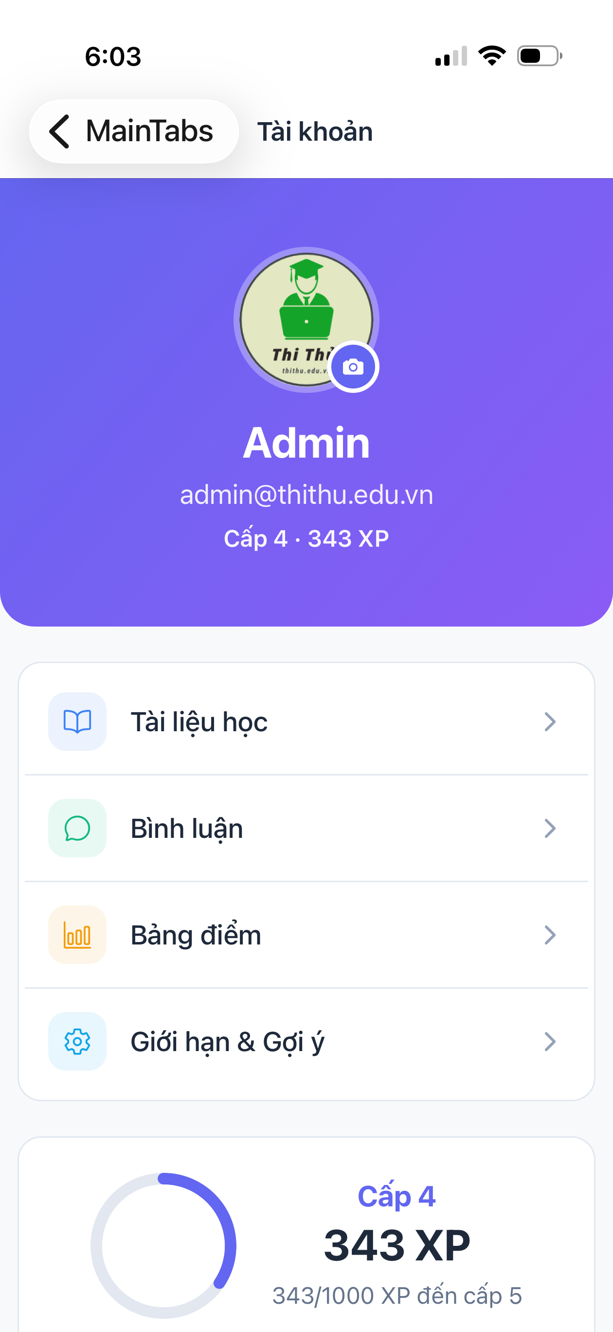 Thi Thử Online screenshot 8