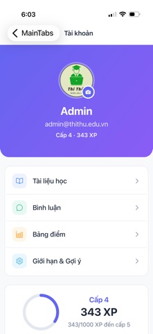 Thi Thử Online screenshot