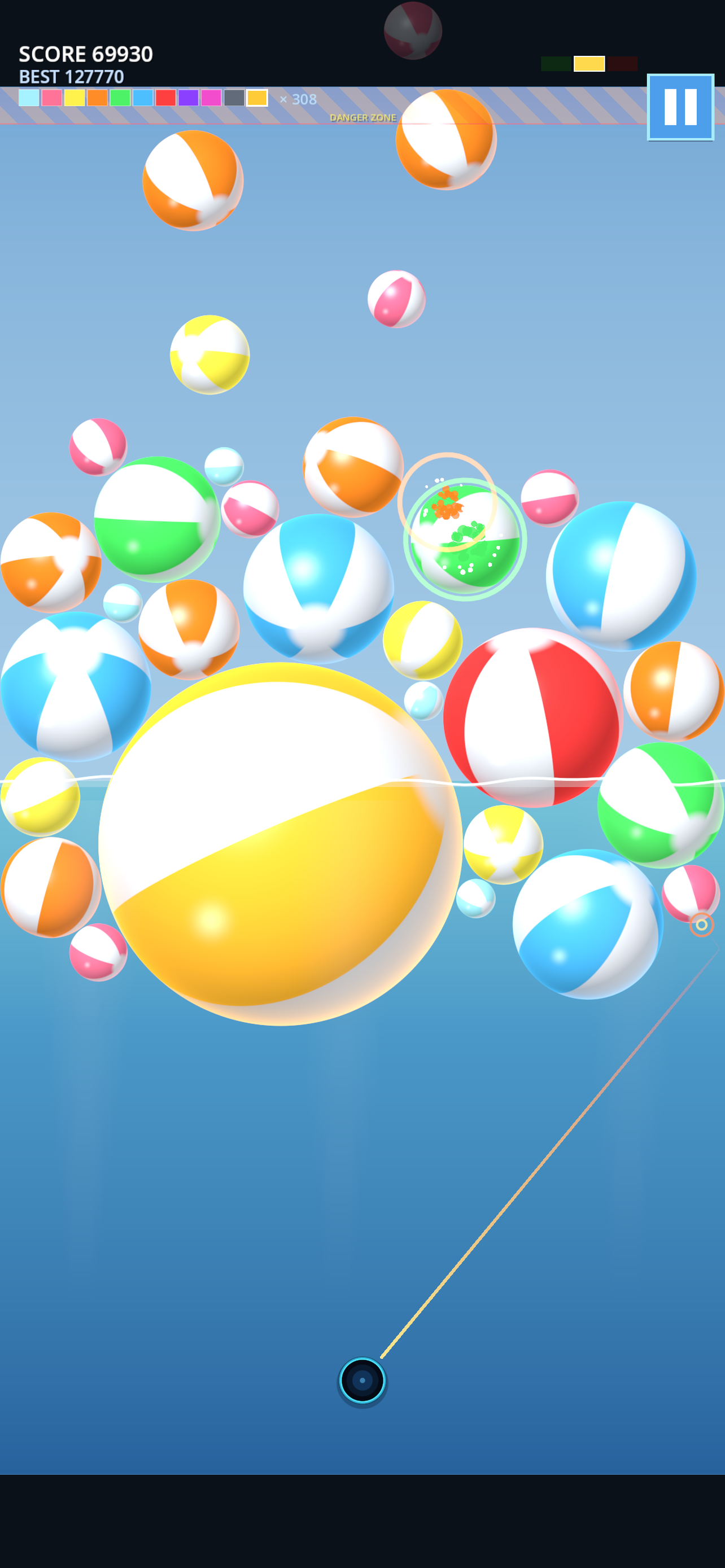 Striped Ball Merge