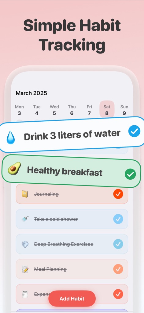 Daily Habit Tracker - Routi - Productivity App | MWM