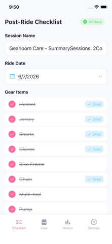 Gearloom Care screenshot