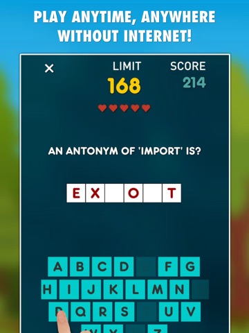 Antonyms Game iPad screenshot