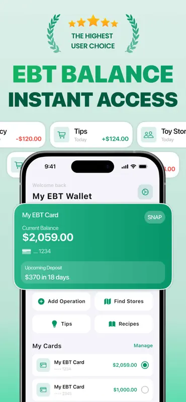 EBT Balance Checker screenshot 1 of 5