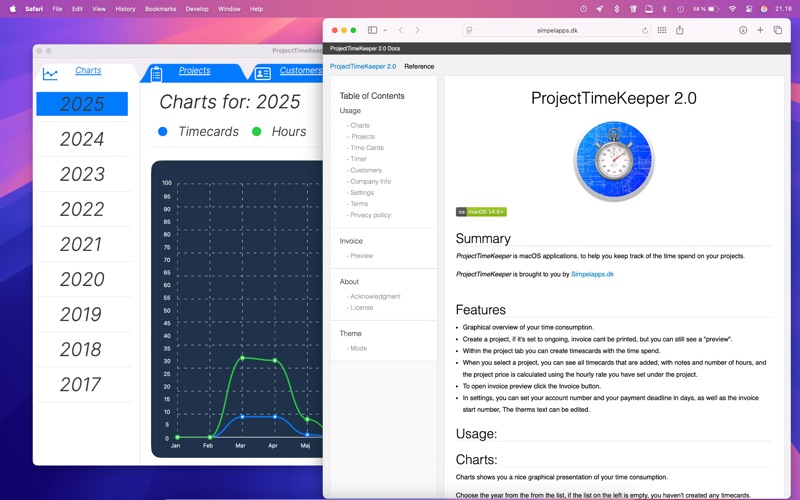 Screenshot #2 pour ProjectTimeKeeper