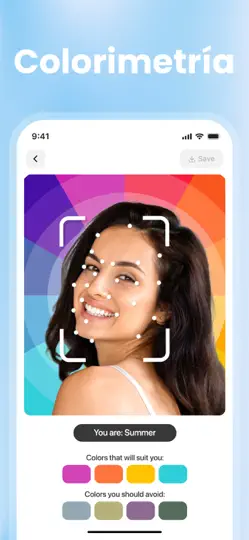 Captura de pantalla de Simulador Corte De Pelo Hombre en iPhone 5