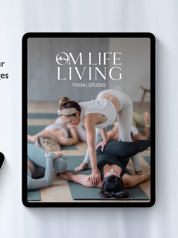 Om Life Living Yoga iPad screenshot 5 - Health & Fitness app
