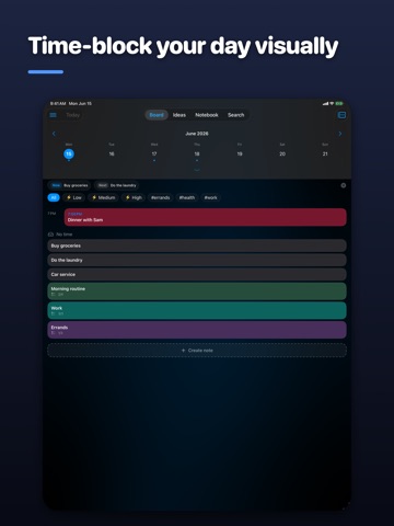 Penna: ADHD Visual Schedule iPad screenshot