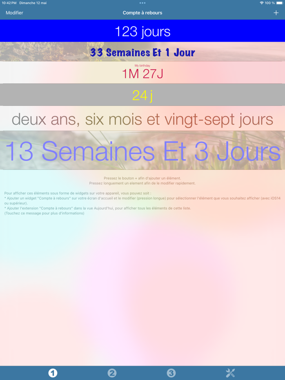 Screenshot #6 pour Widget Compte à rebours