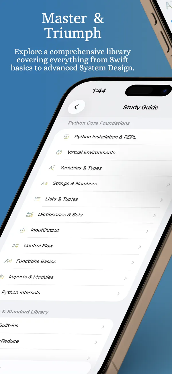 #1. InterviewGenie: Prep Python (iOS) 由: Abhinav Jha