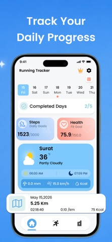 GPS Running & Run Tracker App iPhone screenshot