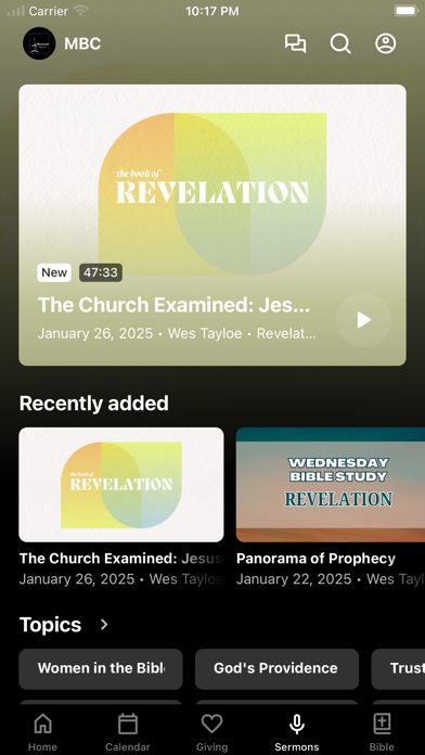 Screenshot 3 of Memorial Baptist Church PB App