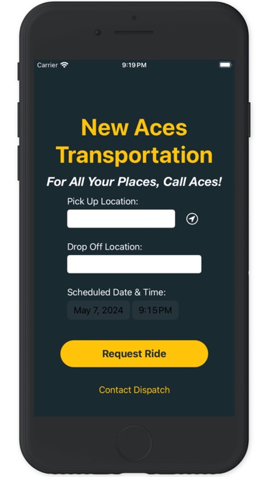 New Aces Transportation iPhone screenshot