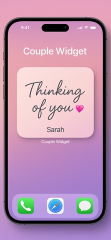 Couple Widget:Shared Love Note Screenshot 1 of 4