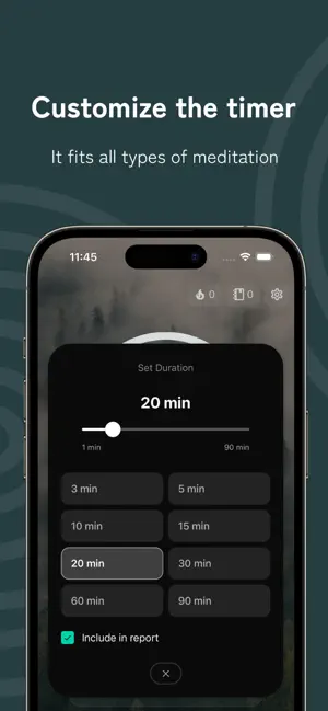 Deep Timer - Meditation Timer screenshot 2