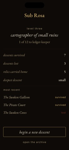 Sub Rosa: Dungeons Screenshot 1 of 8