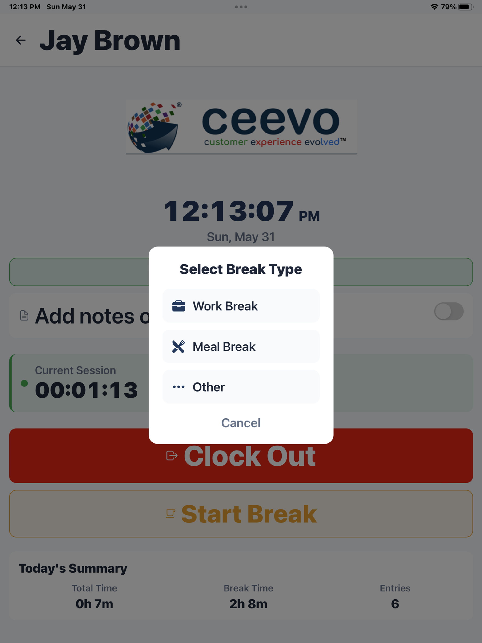 CEEVO Time and Attendance screenshot 14